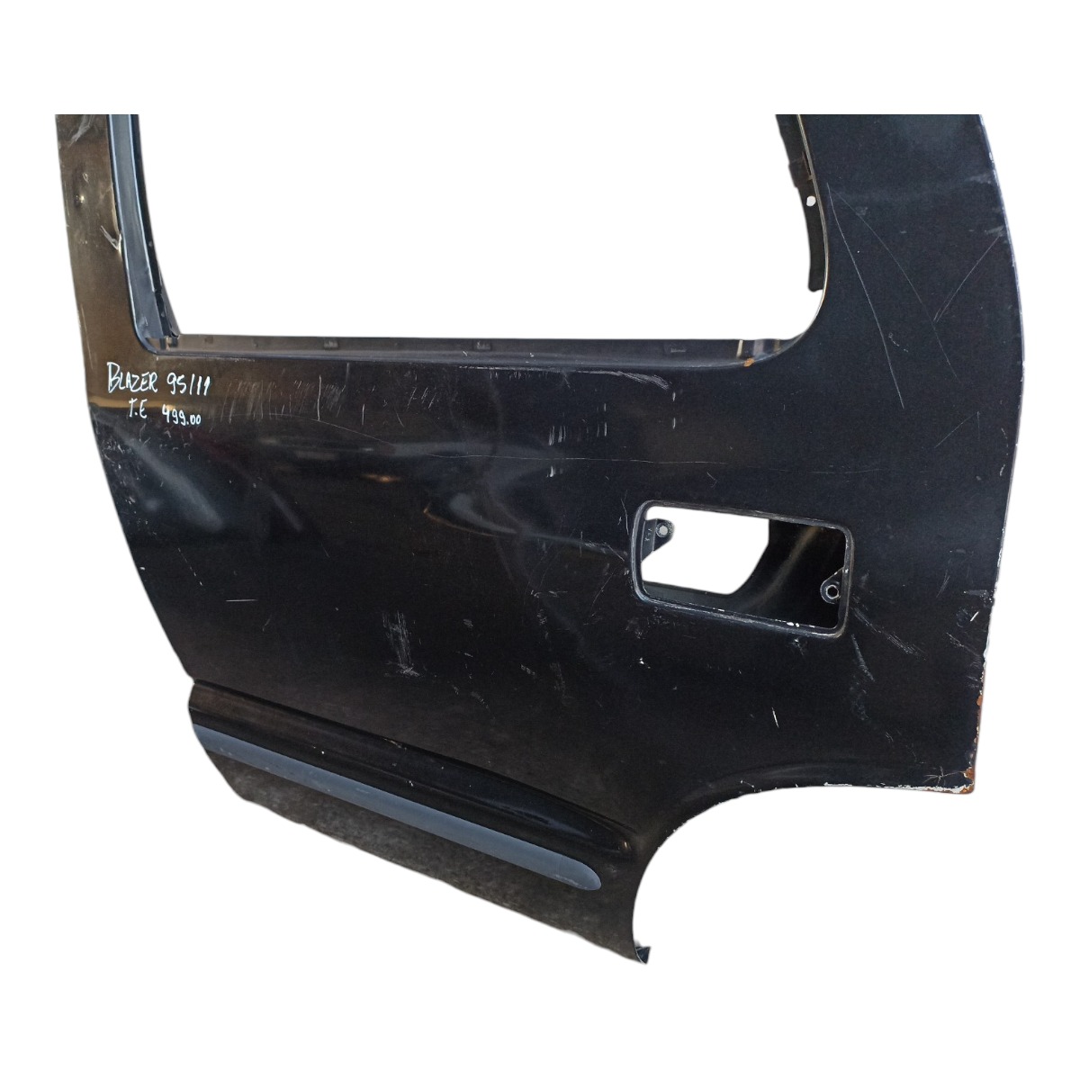 Porta Traseira Esquerda Chevrolet Blazer 95/11 Traseira Esquerdo Preto 3