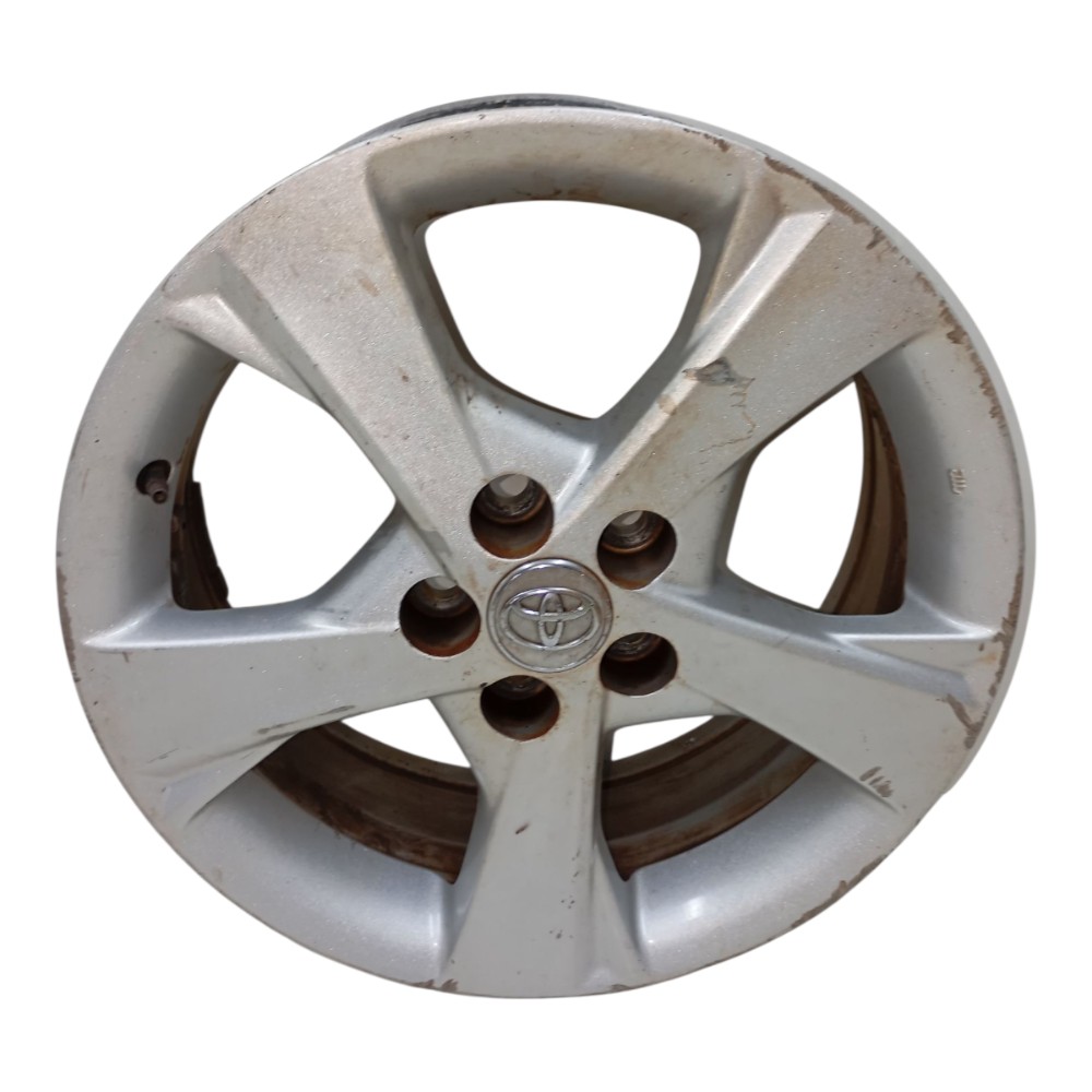 Roda Aro 16 5 Furos Corolla 2009 2010 2011 2012 A 2014 Prata
