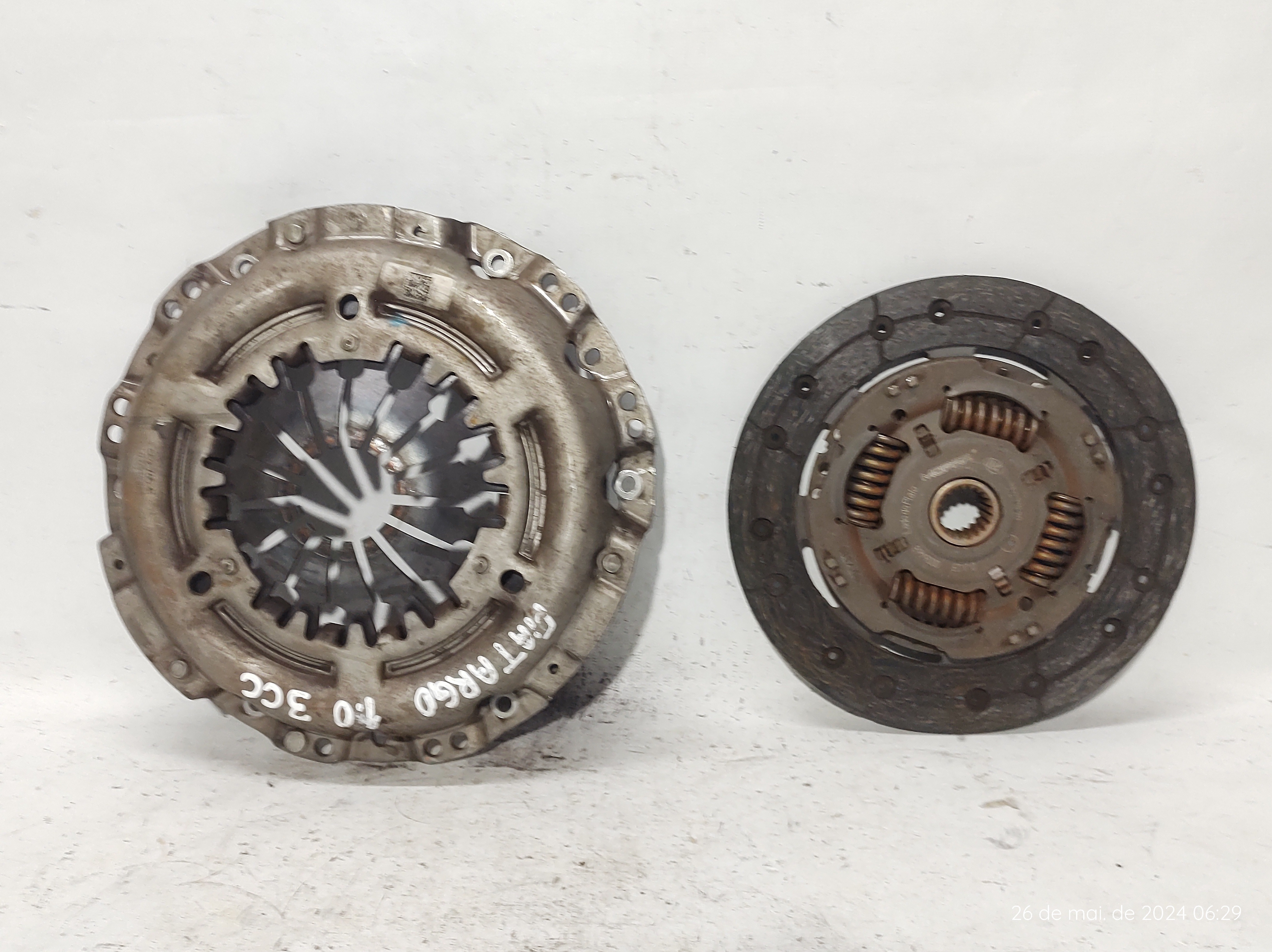 Platô Disco Embreagem Argo 1.0 3cc Manual 19 A 20  Cinza 2