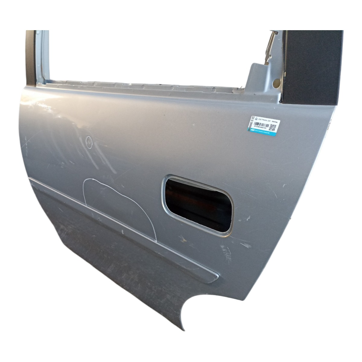 Porta Traseira Esquerda Gm Corsa Classic 1996/16 Original Traseira Esquerdo Prata 2
