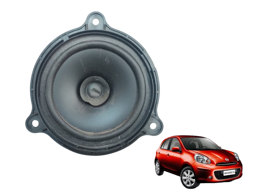 Autofalante  Porta Traseira Direita Nissan  March 2011 A 15 Preto