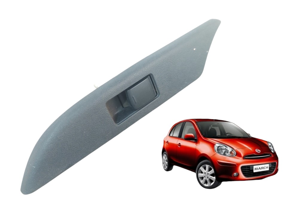 Botão Vidro Elétrico Traseiro Esquerdo March 2011 A 2015