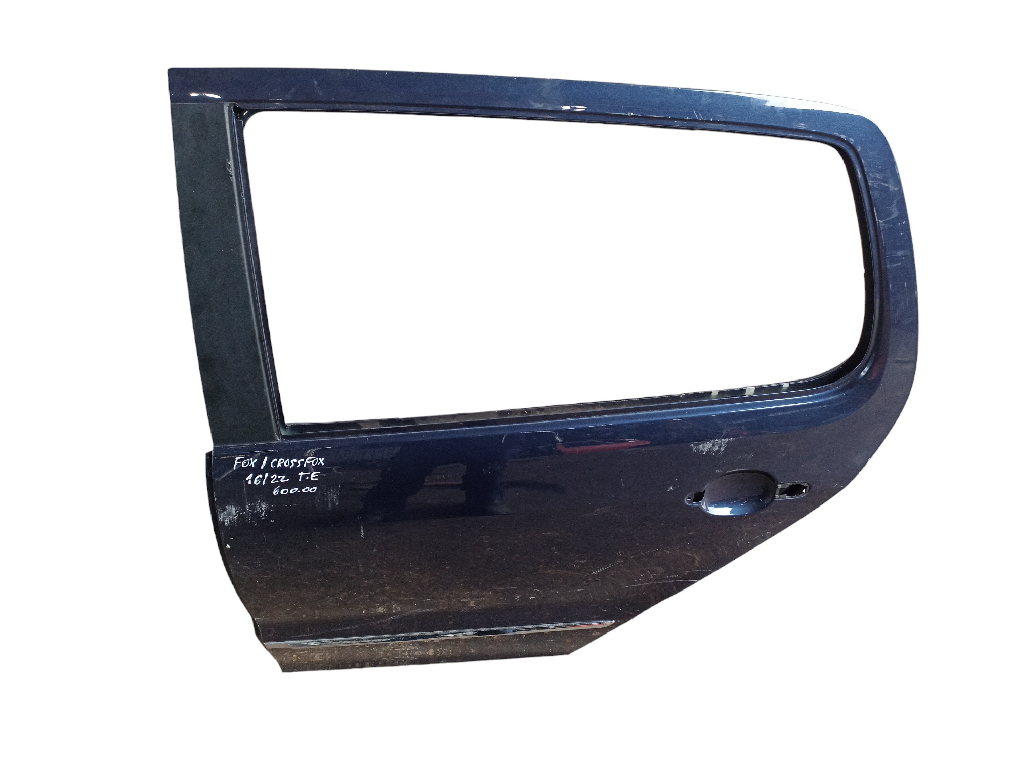 Porta Traseira Esquerda Volkswagen Fox Crossfox 2016/2022 Traseira Esquerdo Azul 2