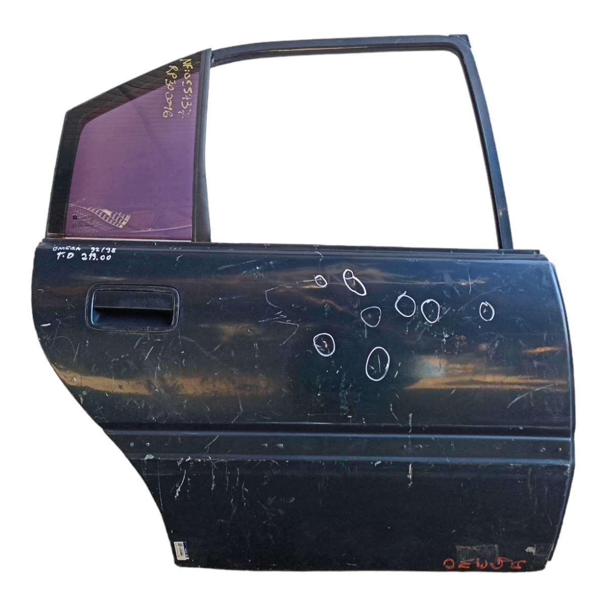 Porta Traseira Direita Chevrolet Omega 1992 A 1998 C/detalhe Traseira Direito Azul 1
