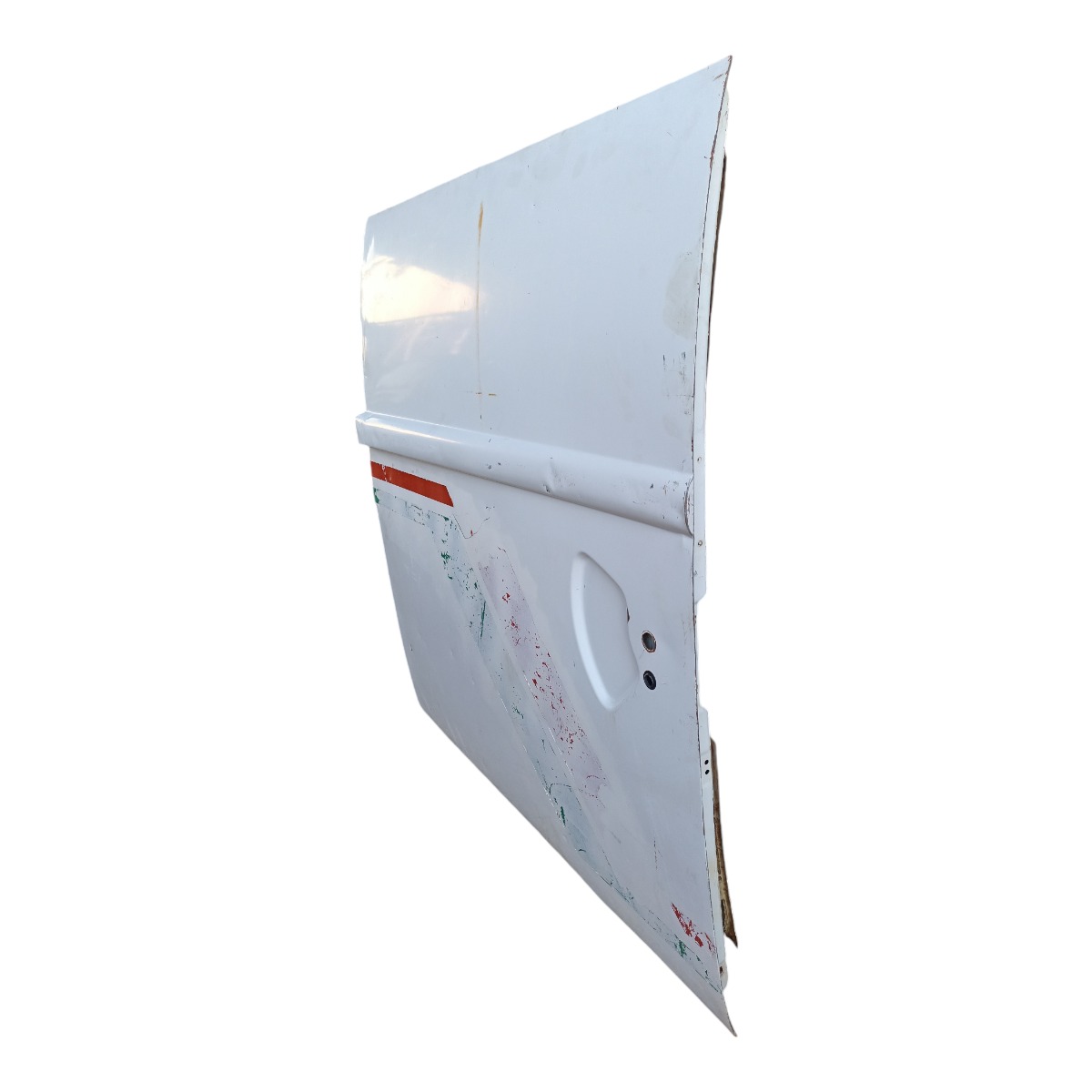 Porta De Corre Lateral Fiat Doblo Cargo 2002 2003 2004 A 08 Traseira Direito Branco 4