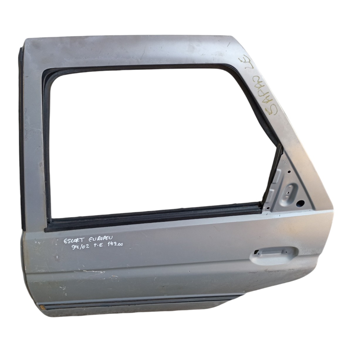Porta Traseira Esquerda Ford Escort Europeu 94/02 Original Traseira Esquerda Prata 2