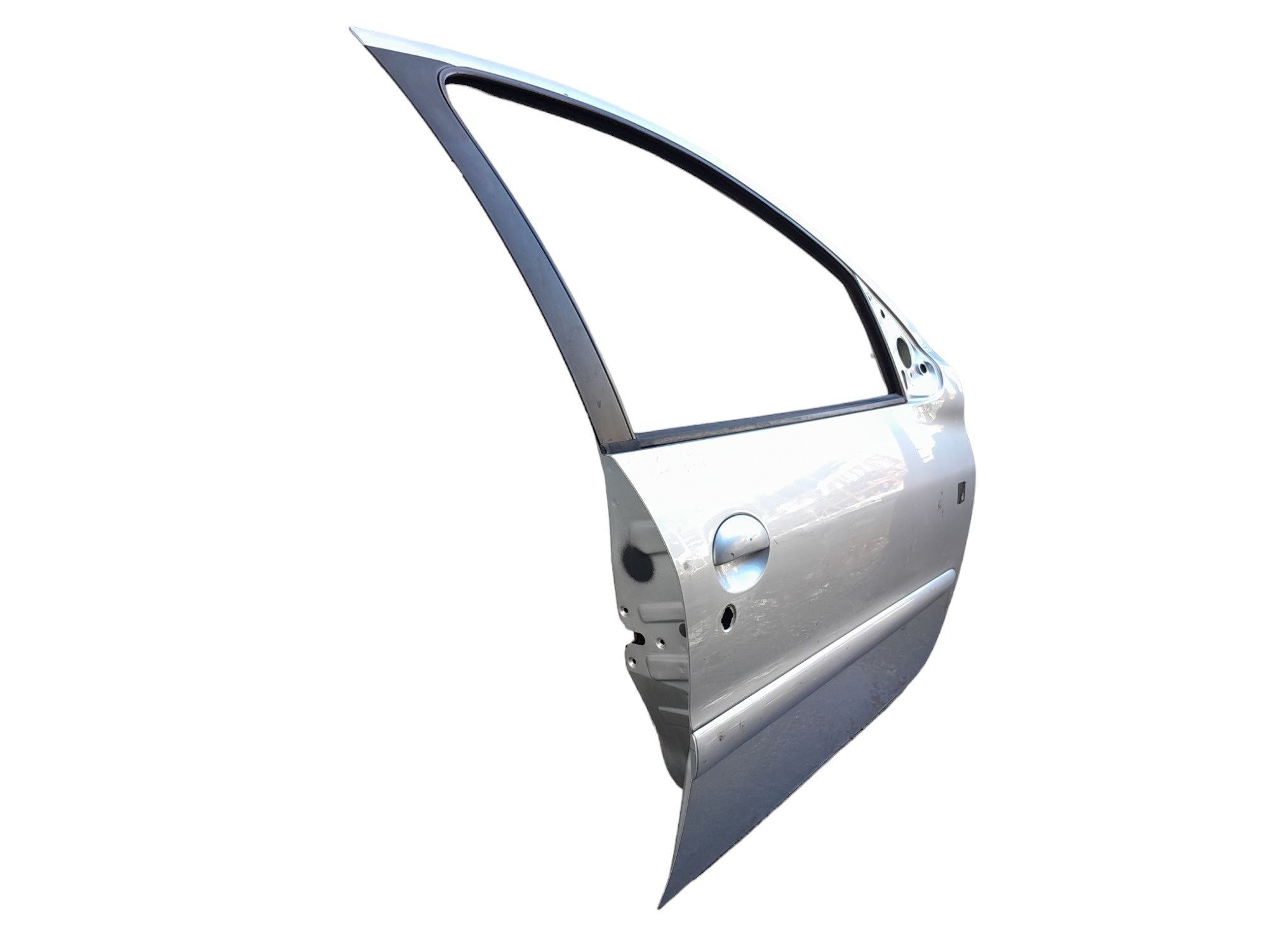 Porta Dianteira Direita Peugeot 206 207 Original 4p Original Dianteira Direito Prata 3
