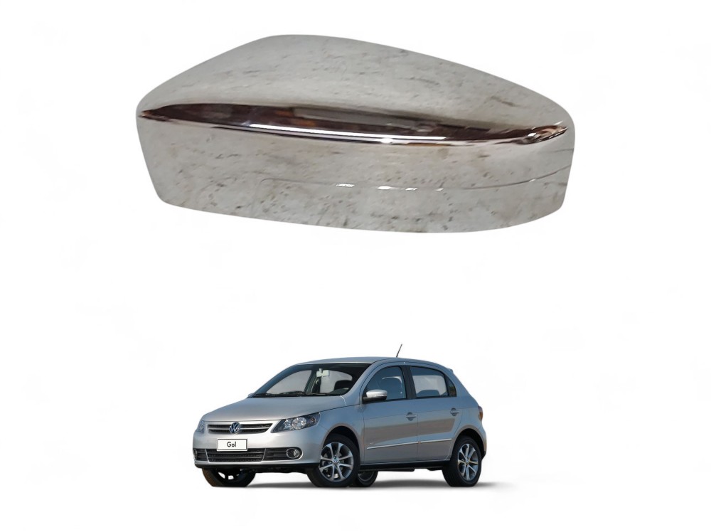 Capa Cromada Retrovisor Esquerdo Gol Saverio Voyage G5 Cromado