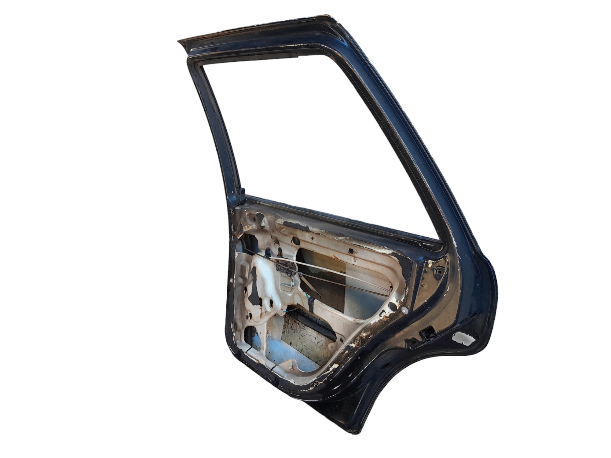 Porta Traseira Direita Gol Parati G2 G3 1996 A 2005  Dianteira Direito Preto 6
