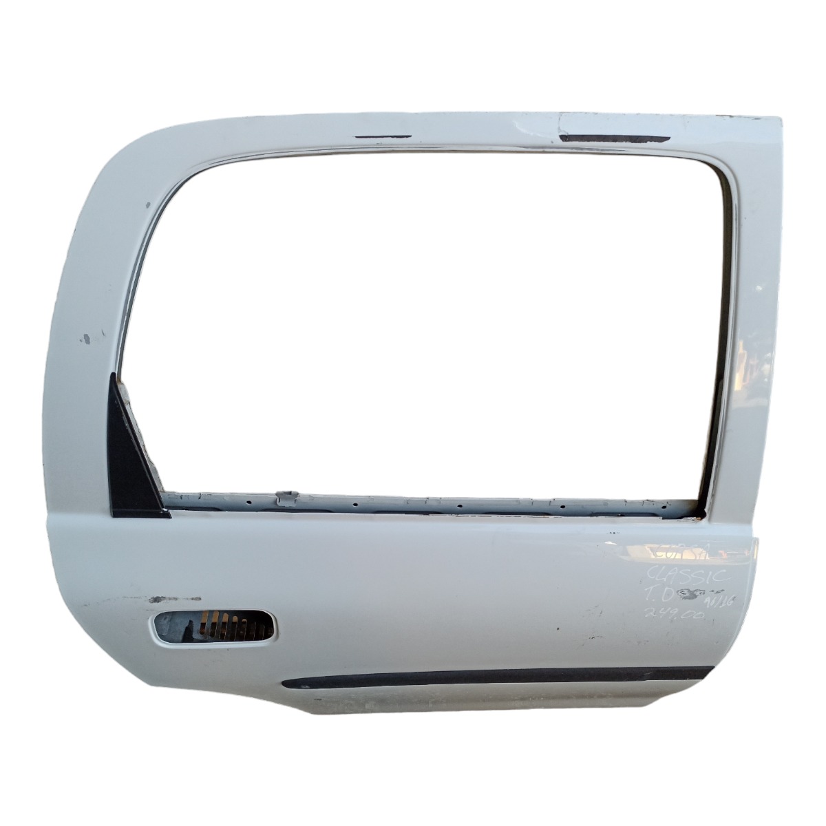 Porta Traseira Direta Gm Corsa Classic 1996/2016 Original Traseira Esquerdo Branco 4