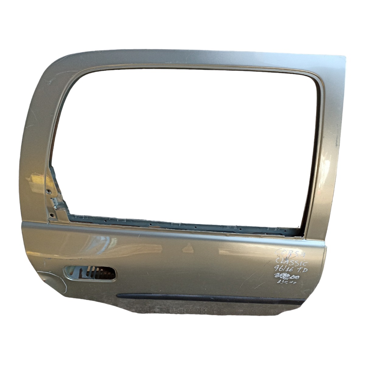 Porta Traseira Direita Chevrolet Corsa Classic 96/16 Avaria Traseira Esquerdo Prata 4