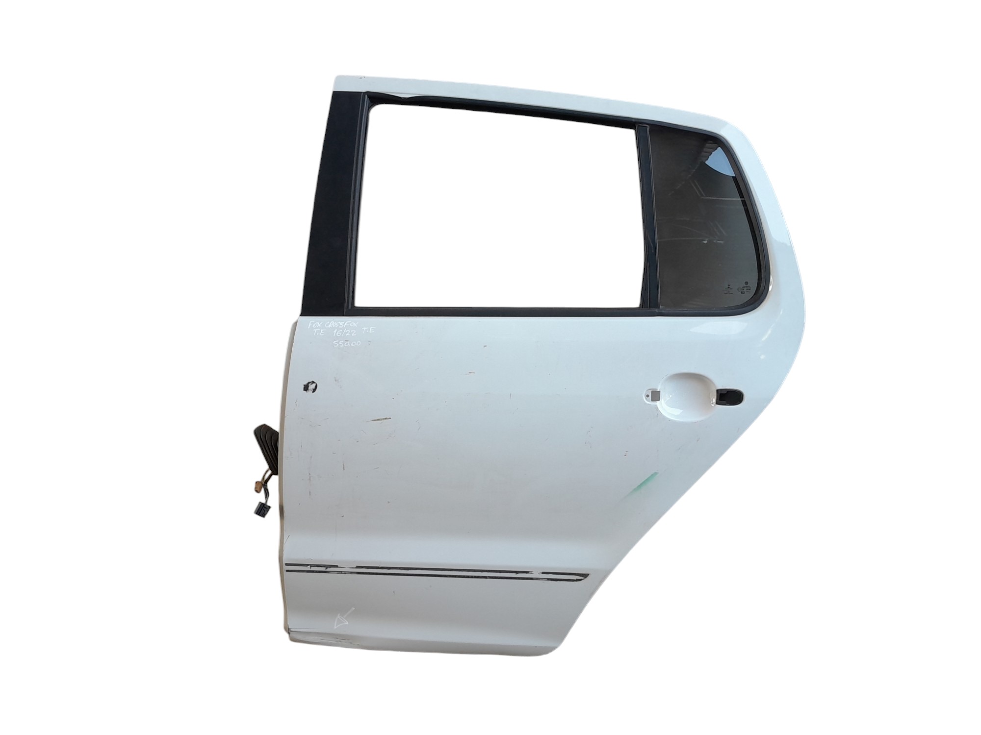Porta Traseira Esquerda Volkswagen Crossfox Fox 2016/2022 Traseira Esquerdo Branco