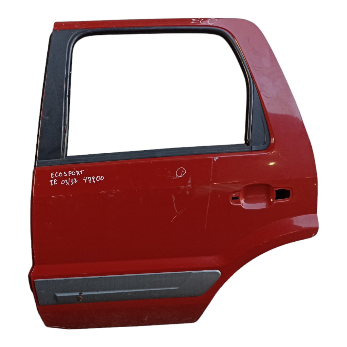 Porta Traseira Esquerda Ford Ecosport 2003 A 2012  Traseira Esquerda Vermelho