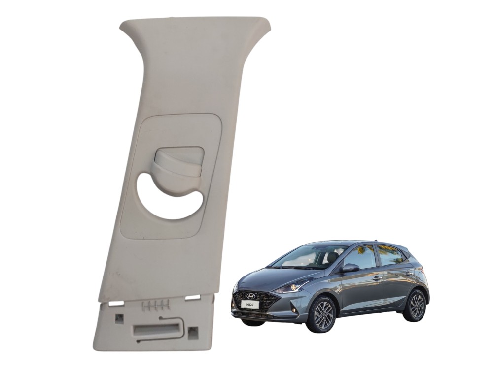 Moldura Superior Coluna Cinto Direito Hb20 2019 A 2022 Cinza 1