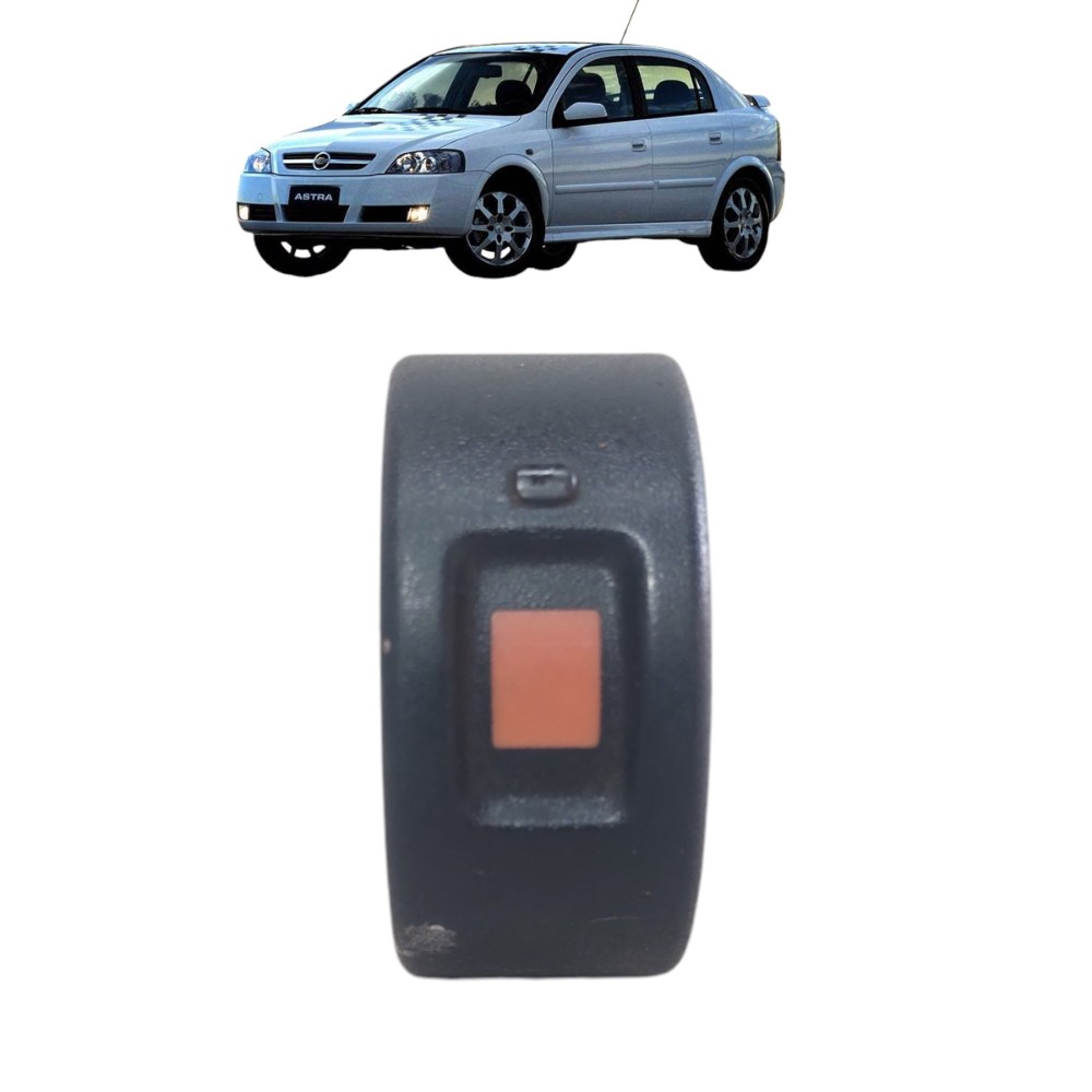Botão Pisca Alerta Astra  1999 A 2011 Corsa Maxx 2002 A 12 Preto