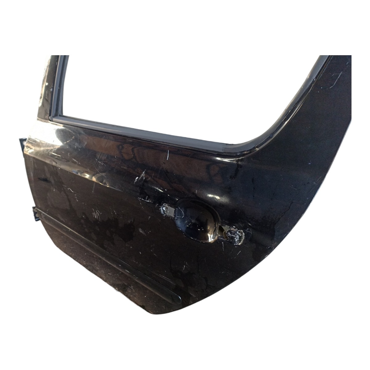 Porta Traseira Esquerda Peugeot 307 Com Avaria Traseira Esquerdo Preto 3