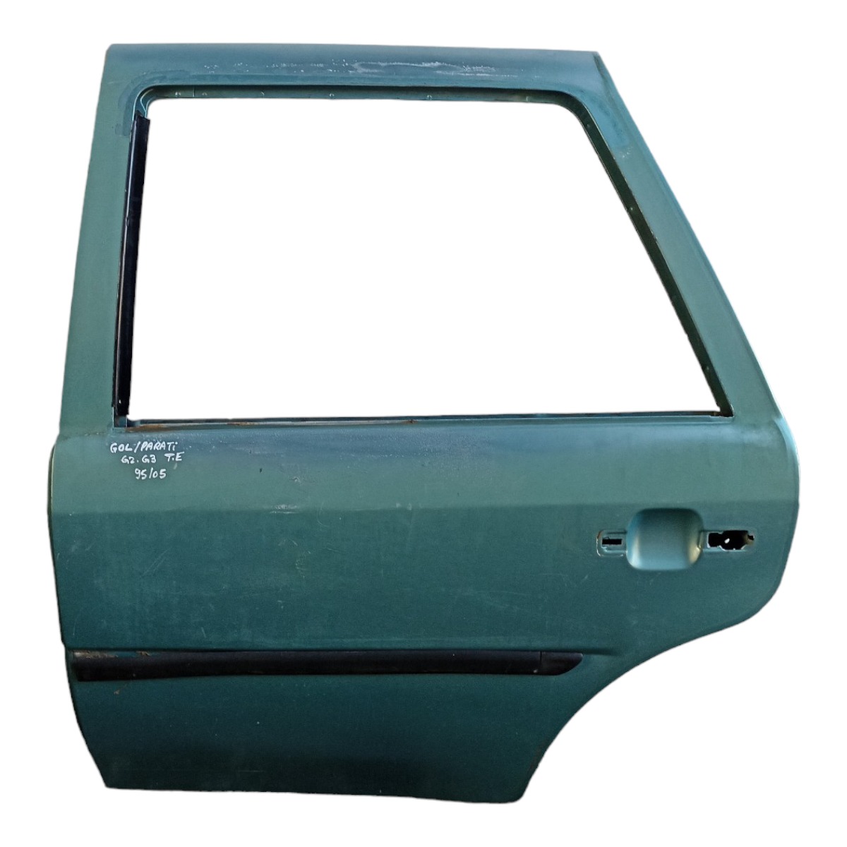Porta Traseira Esquerda Volkswagen Gol Parati G2 G3 95/06 Traseira Esquerdo Verde