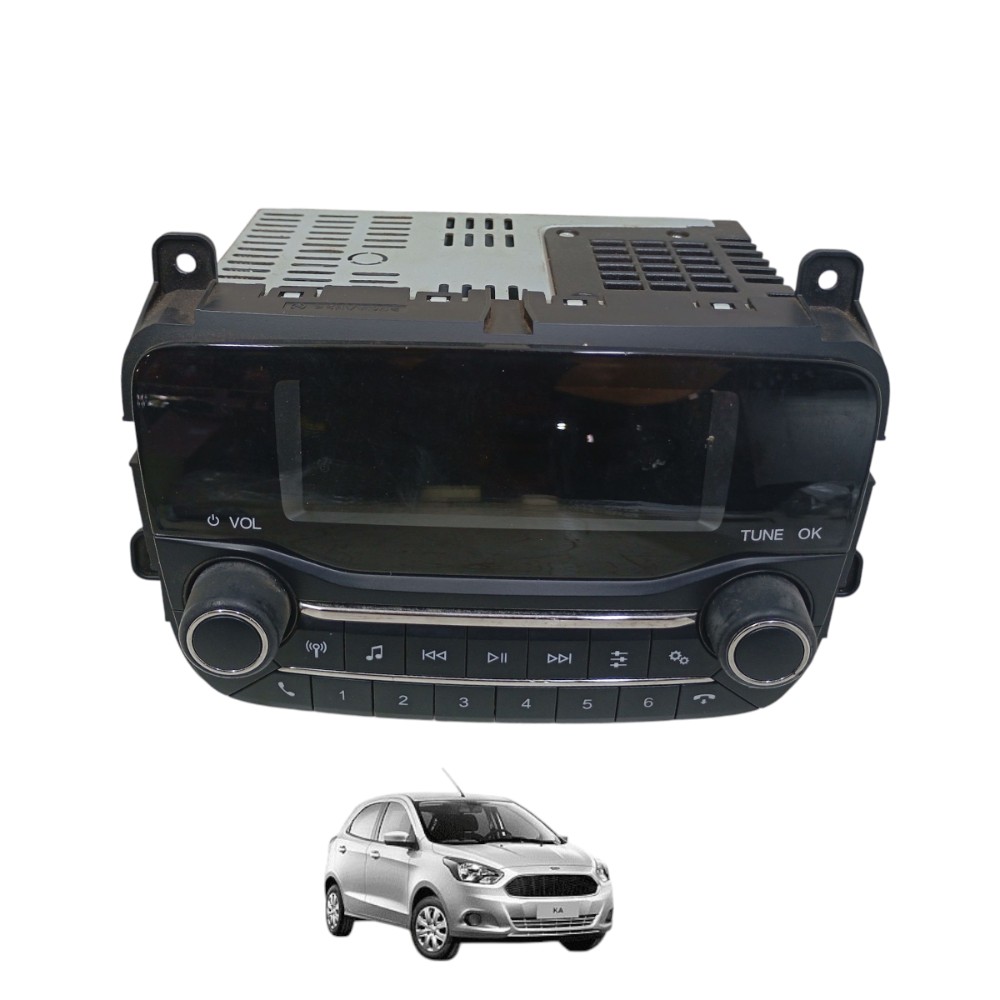 Rádio Ford Ka Som Bluetooth 2019 2020 2021 Original