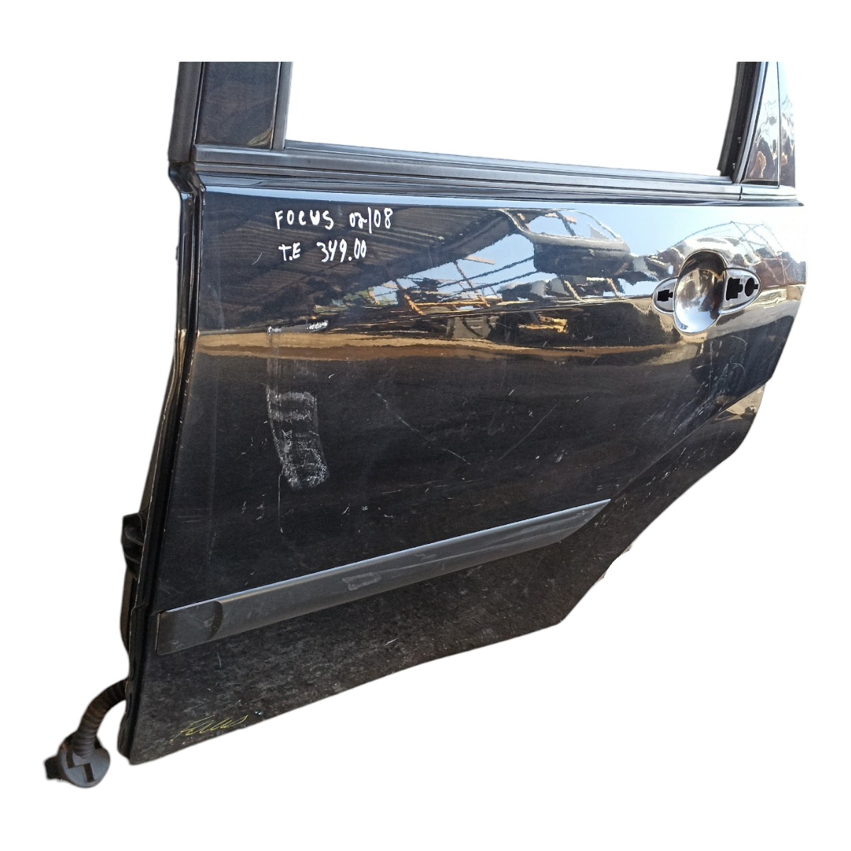 Porta Traseira Esquerda Ford Focus 2002 2003 2004 2005 A 08 Traseira Esquerda Preto 3
