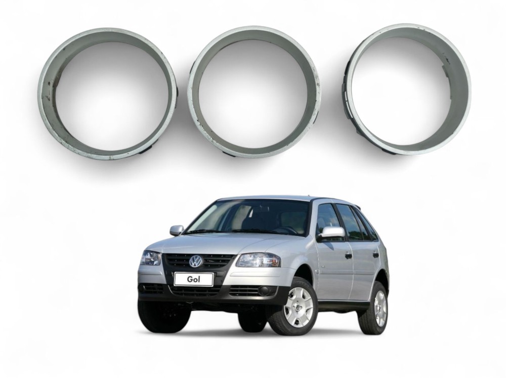 Kit 3 Aros Difusor Ar Gol Saveiro Parati G4 2006 A 2012