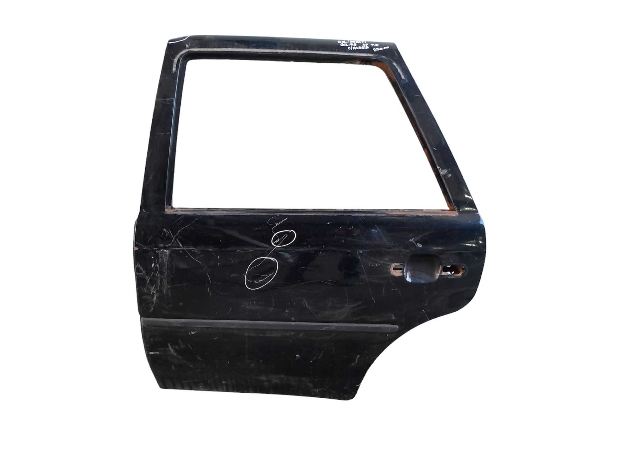 Porta Traseira Esquerda Volkswagen Gol Parati G2 G3 C/avaria Traseira Esquerda Preto 1
