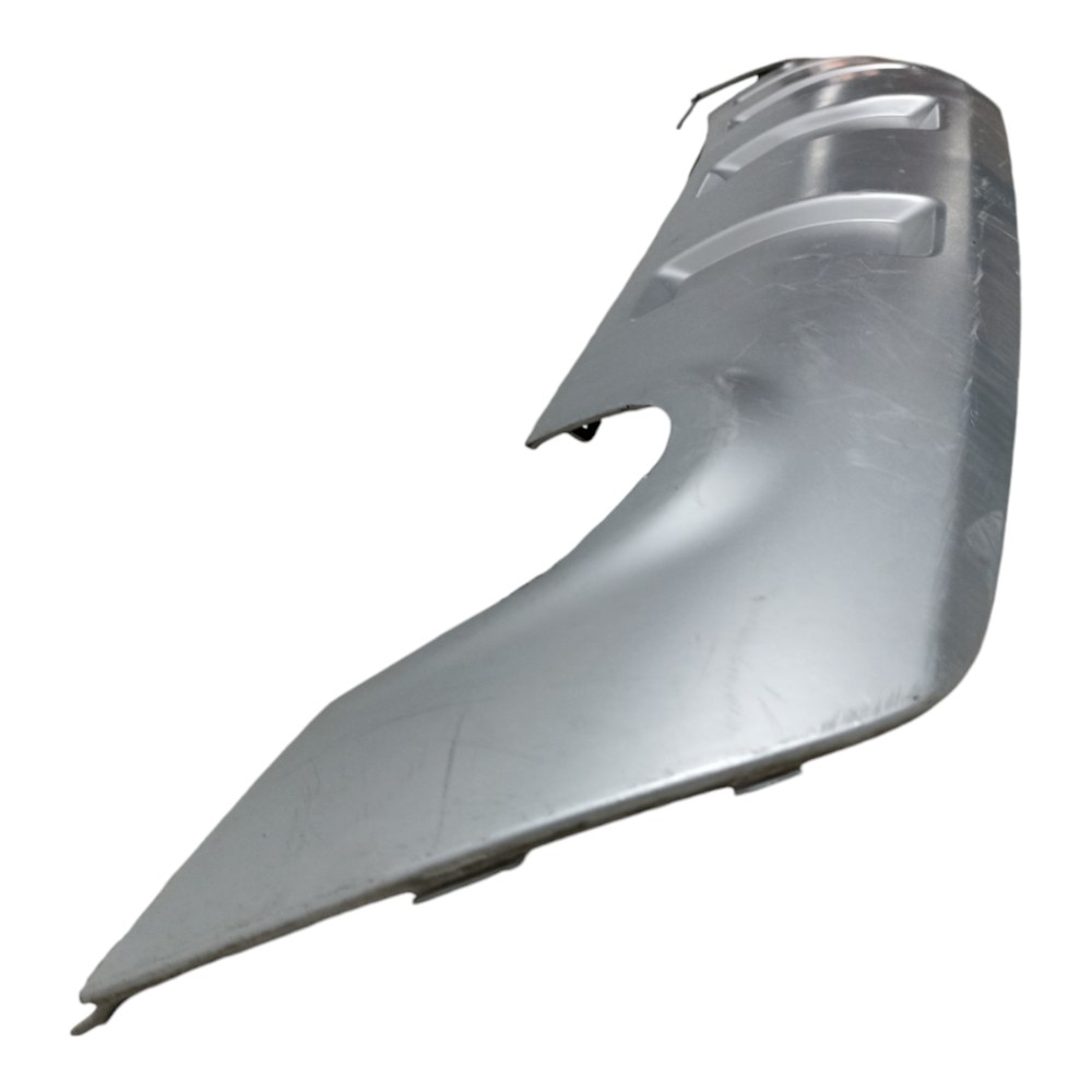 Moldura Inferior Parachoque Traseiro 2008 2009 A 2017 Prata Plástico 3