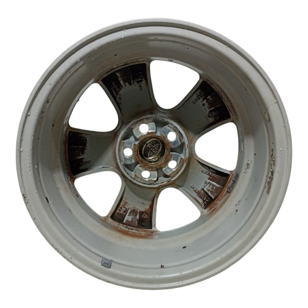 Roda De Liga 16 Corolla 2009 2010 2011 Com Detalhe  Prata Prata 5