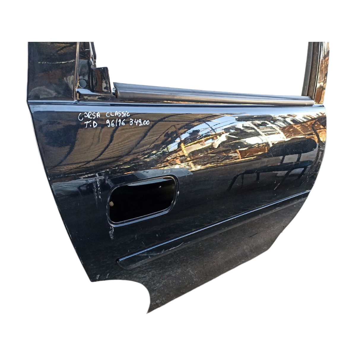 Porta Traseira Direita Chevrolet Corsa Classic 96/16 Origina Traseira Direito Preto 5