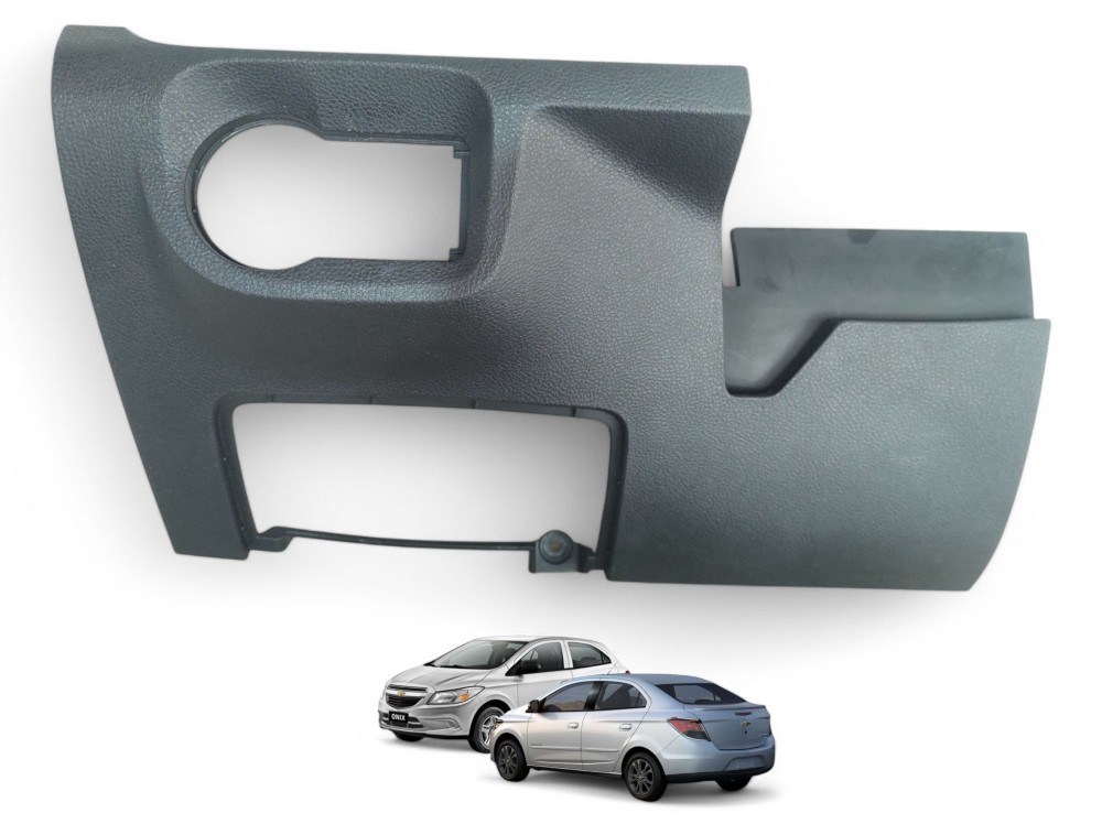 Moldura Inferior Volante Onix Prisma 2013 A 2019  Preto