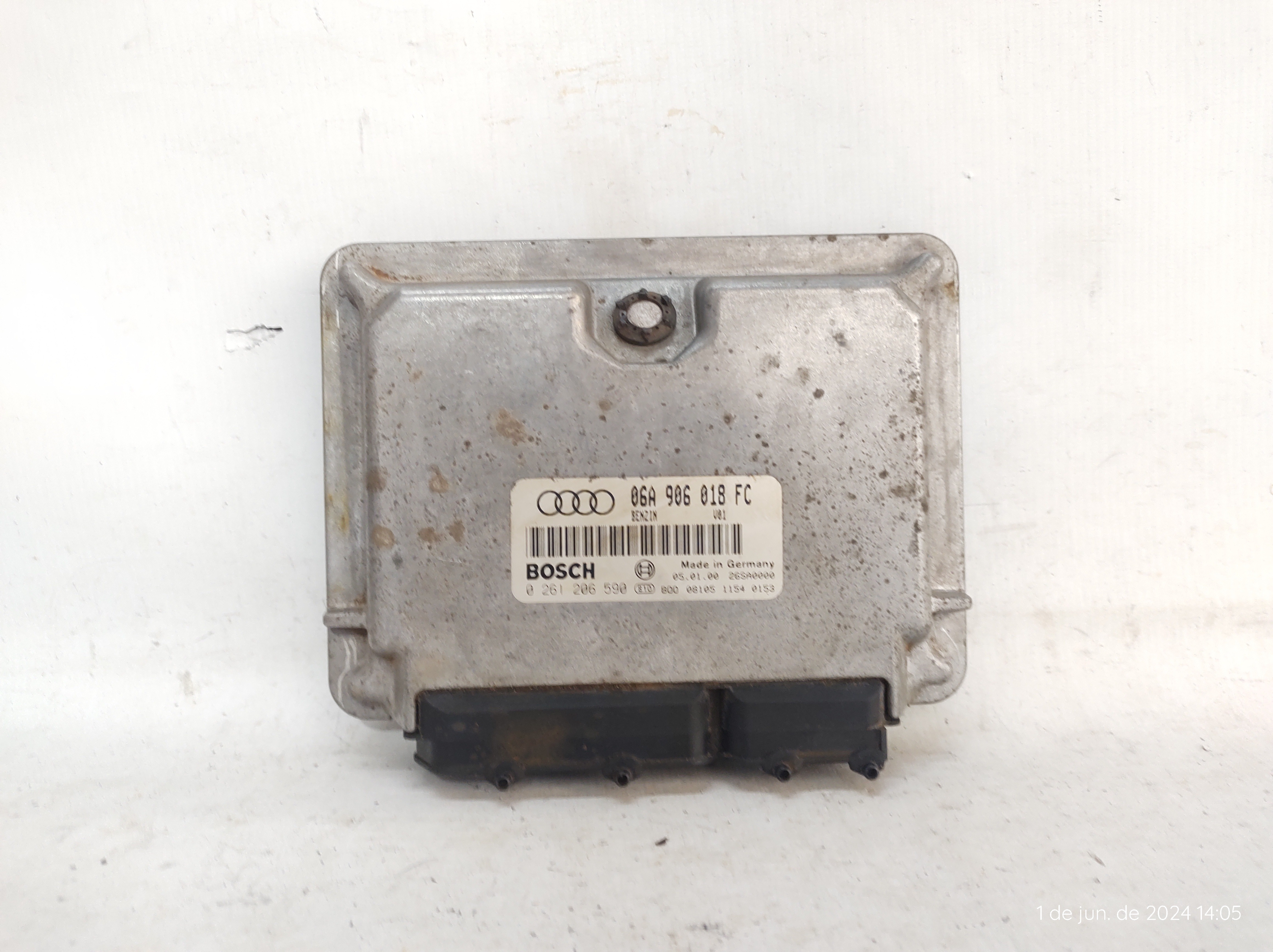 Módulo Injeção Audi A3 1.8 20v Aspirado 99/2006 06a906018fc 7