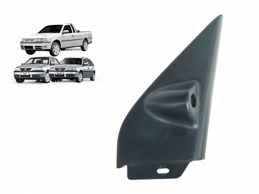 Moldura Int Retrovisor Direito Saveiro Parati Gol 4p 1995/12 Preto