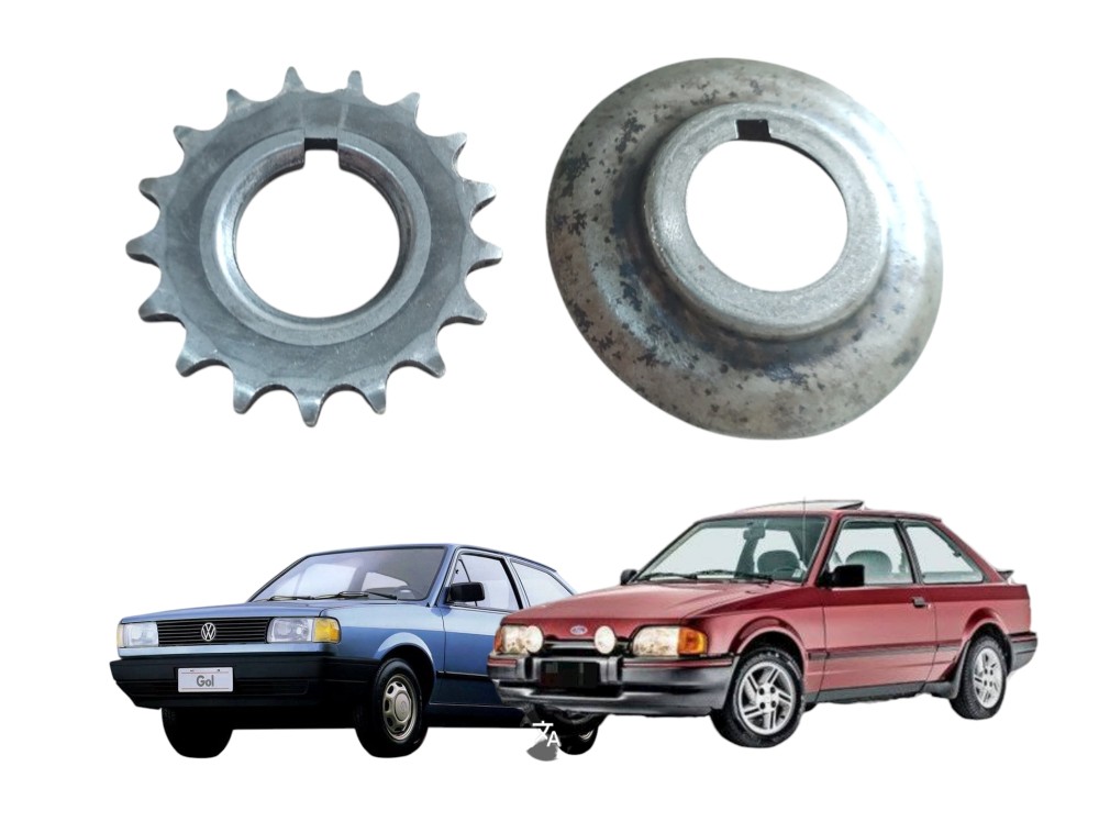 Engrenagem Corrente Motor Ford Escort Vw Gol 1985 A 1995