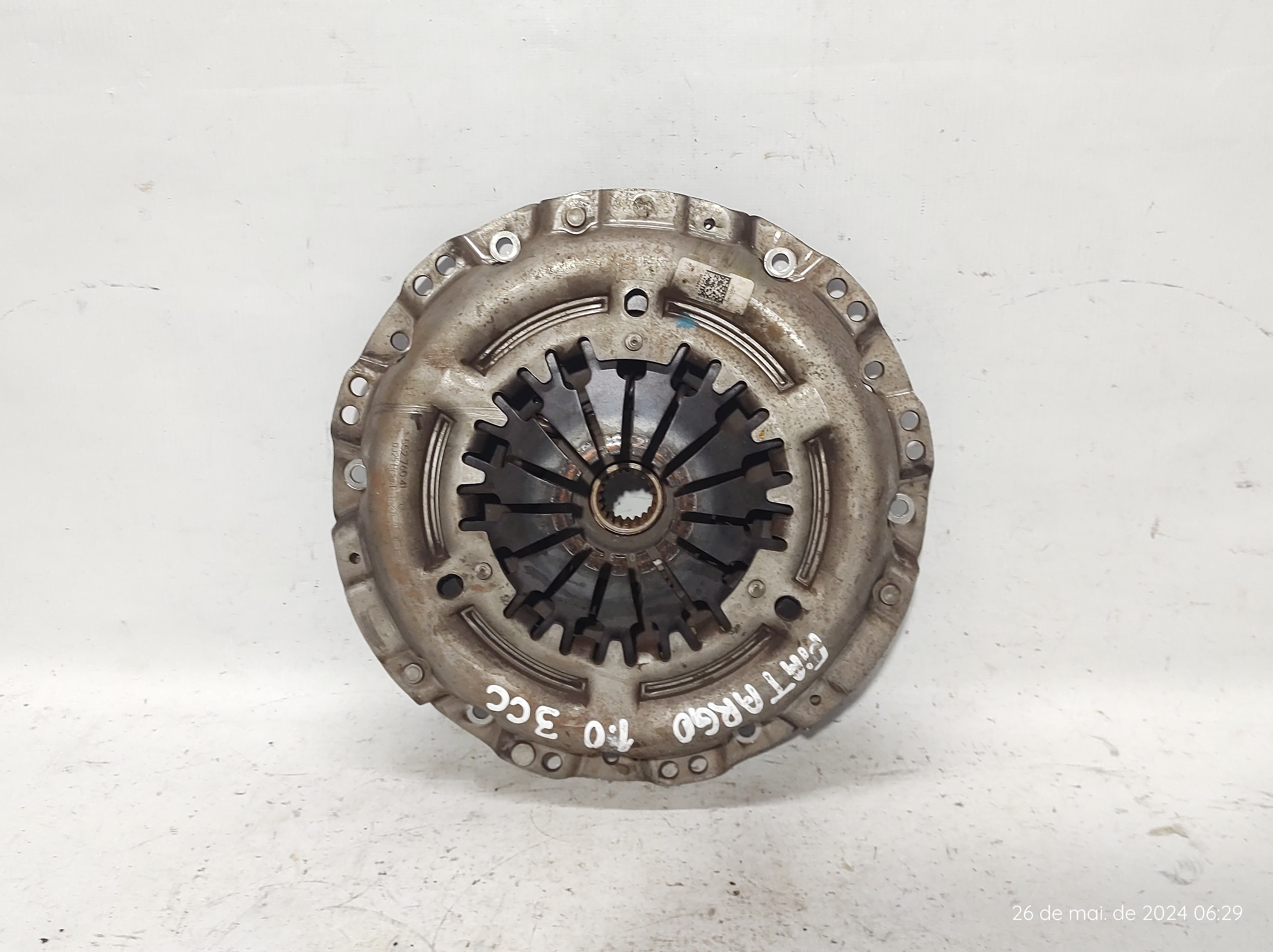 Platô Disco Embreagem Argo 1.0 3cc Manual 19 A 20  Cinza 6
