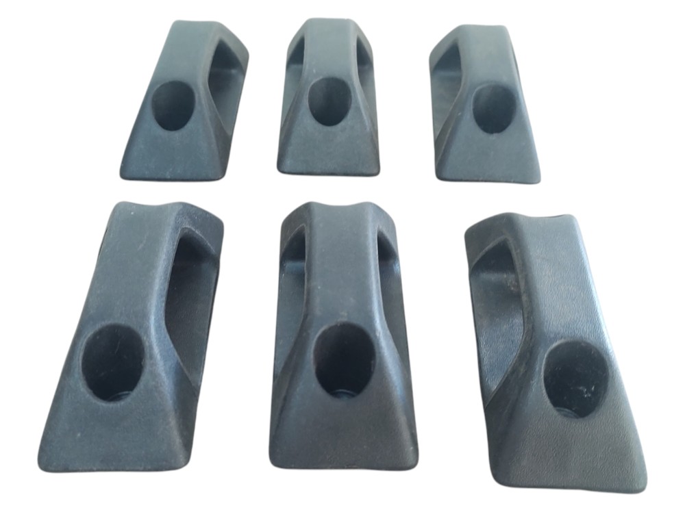 Kit 6 Ganchos Caçamba Saveiro G5 G6 2010 A 2016 5u7864203 2