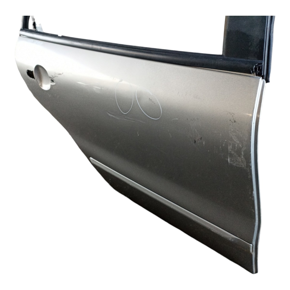 Porta Traseira Direita Fiat Marea Wekend Bom Estado Traseira Direito Prata 3