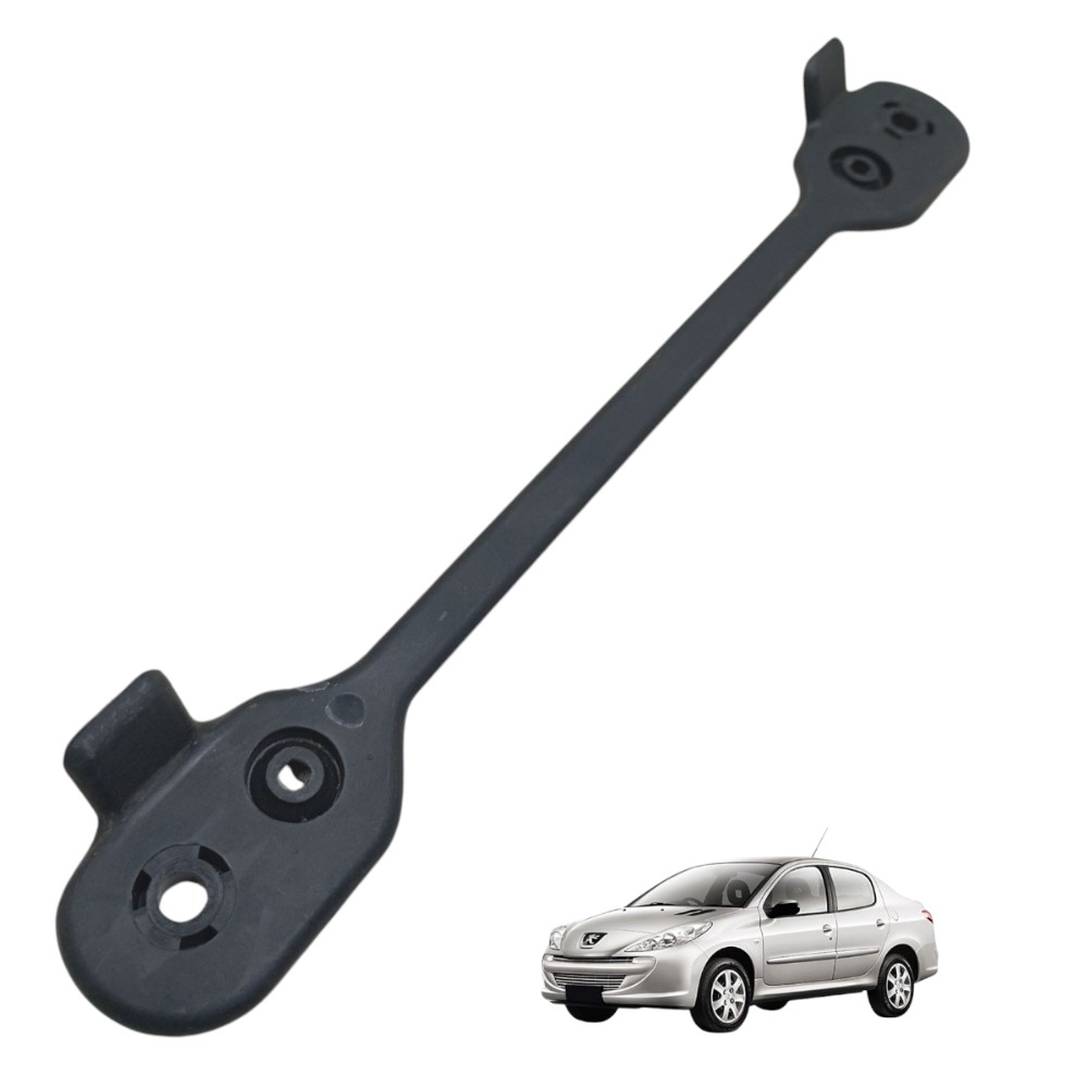 Suporte Trilho Banco Diant Peugeot 207 2008 2009 A 2014  Preto