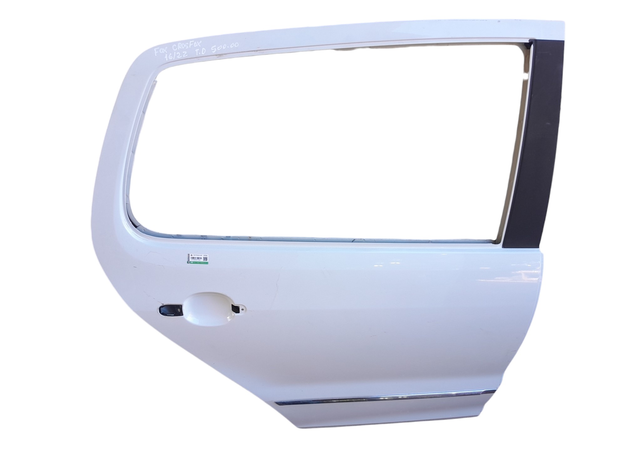 Porta Traseira Direita Volkswagen Fox Crossfox 16/22 Traseira Direito Branco 3