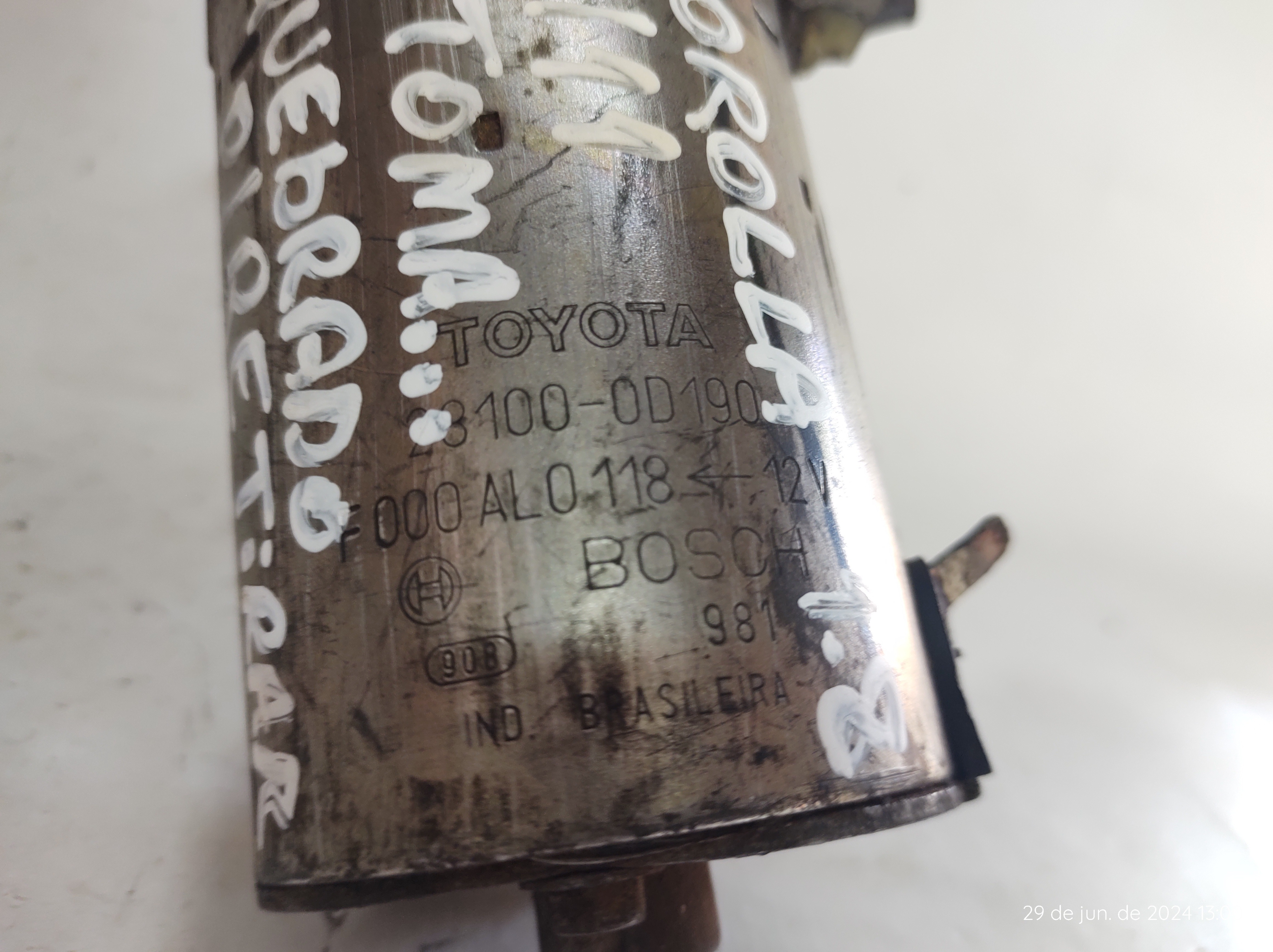 Motor Partida Corolla 09 A 11 231000d190 Pra Retirar Pecas 7