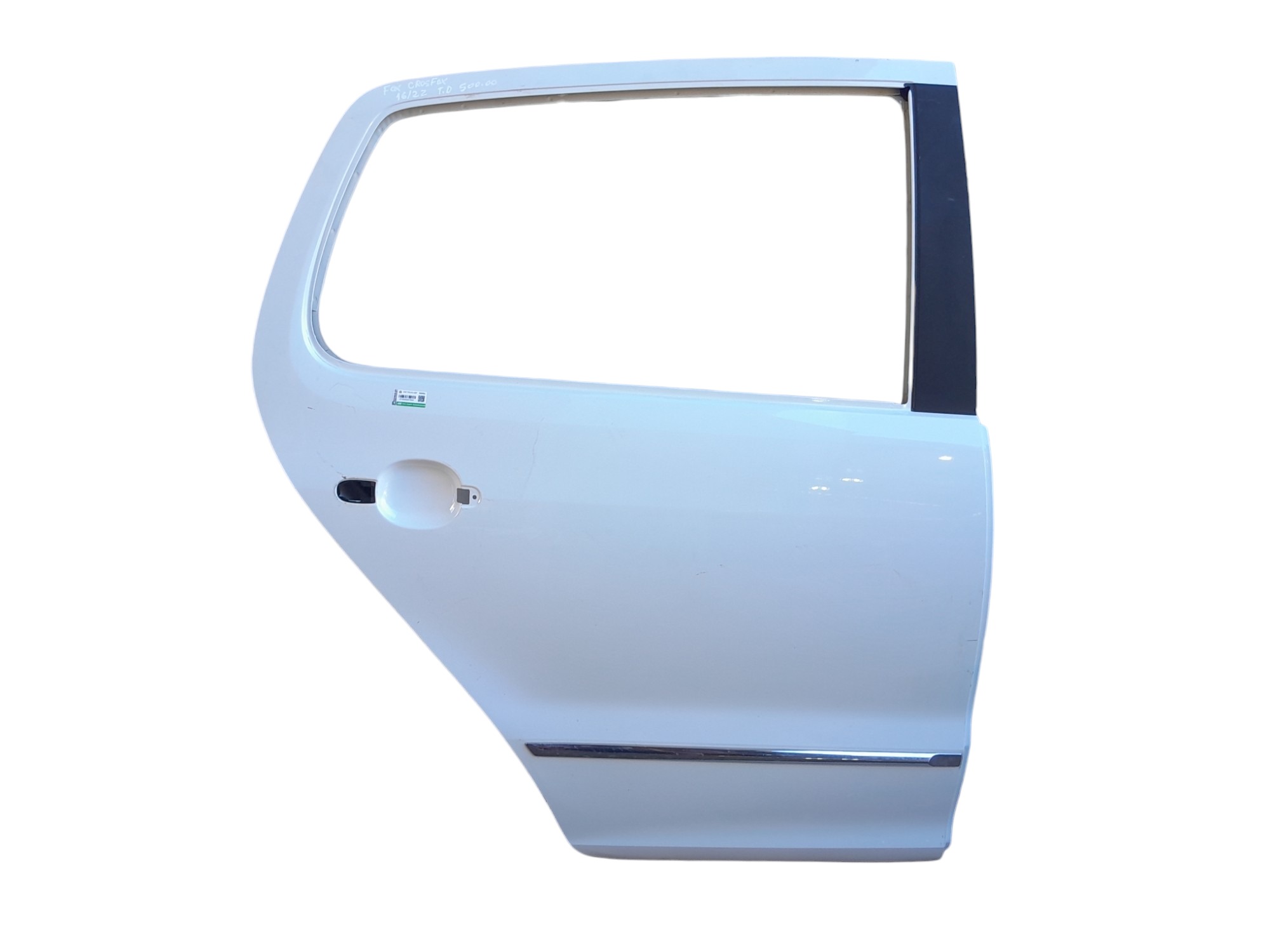 Porta Traseira Direita Volkswagen Fox Crossfox 16/22 Traseira Direito Branco