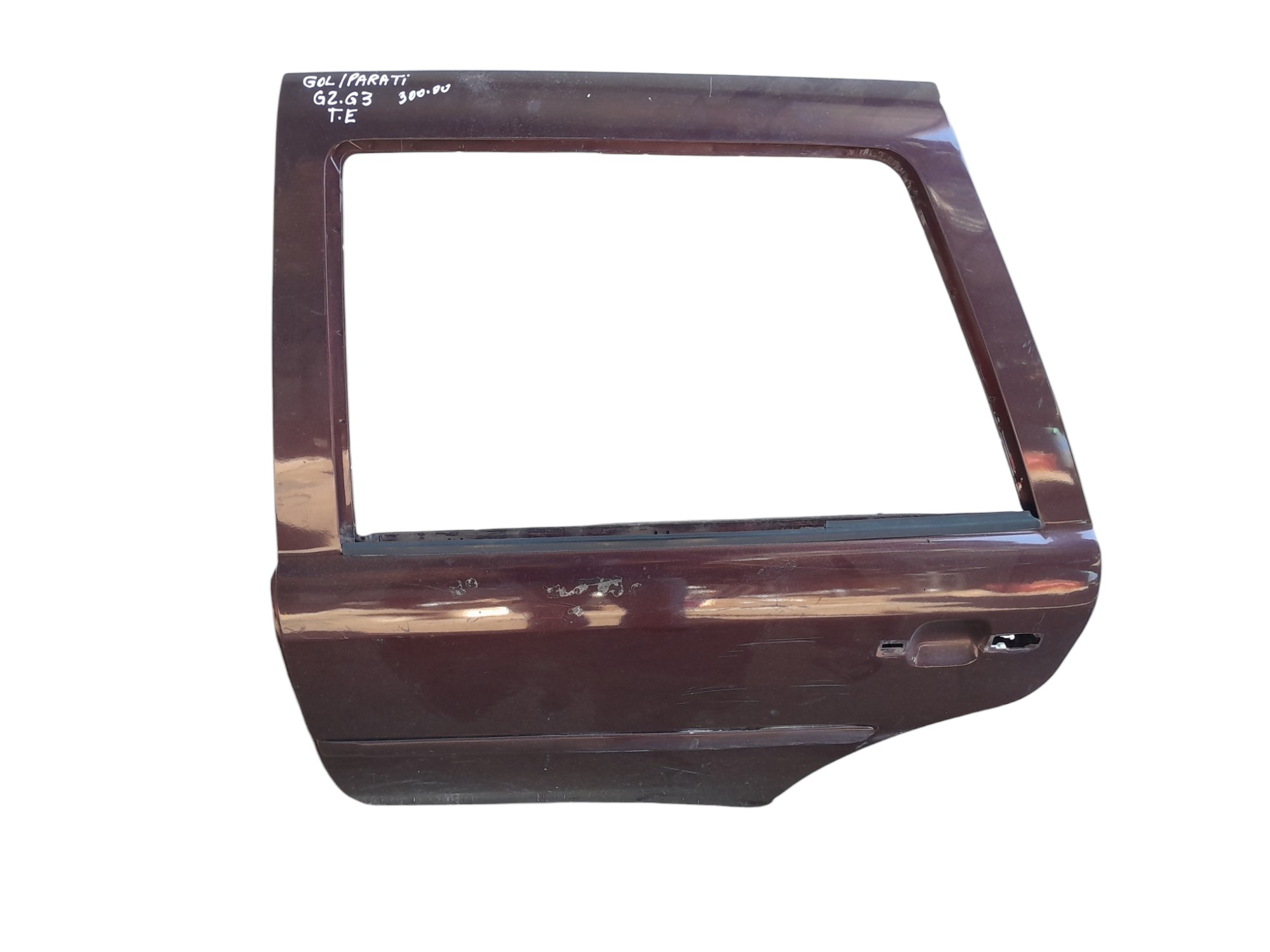 Porta Traseira Esquerda Volkswagen Gol Parati G2 G3  96/05 Traseira Esquerdo Vermelho 3