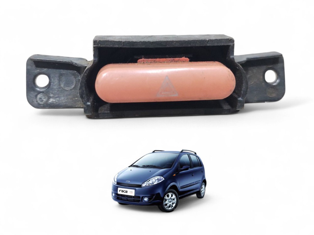 Botão Pisca Alerta Chery Face 2010 A 2014 Vermelho