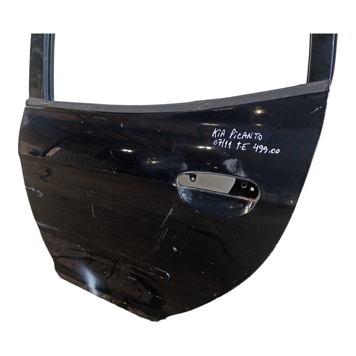 Porta Traseira Esquerda Kua Picanto 2007 A 2011 Bom Estado Traseira Esquerdo Preto 3