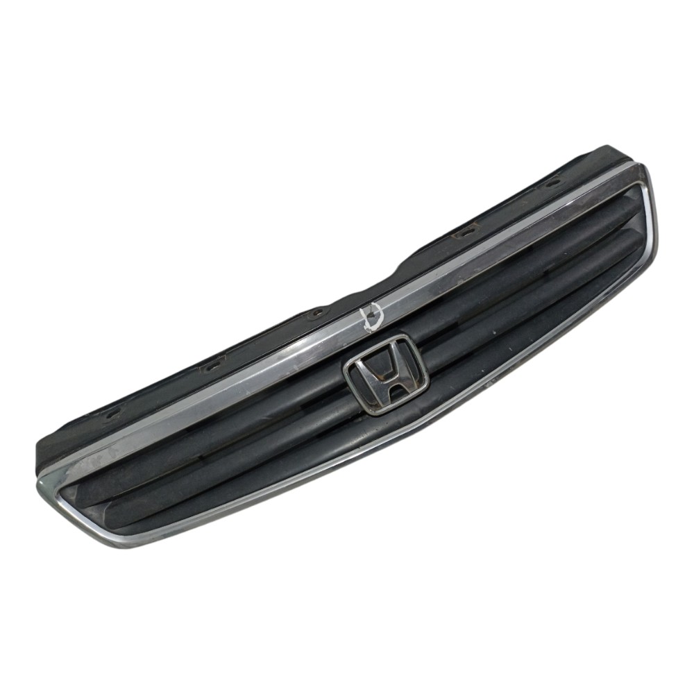 Grade Superior Parachoque Emblema Honda Civic 1996/2000 Preto Plástico