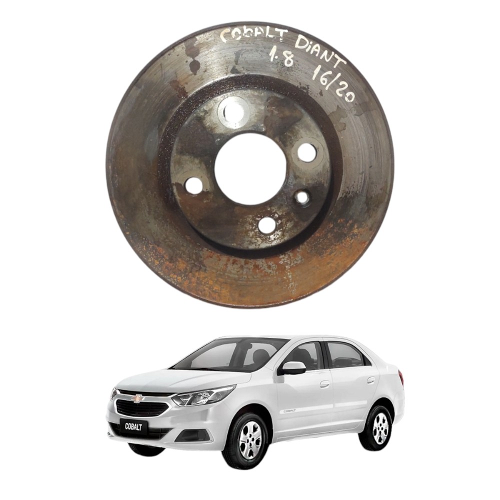 Disco Freio Dianteiro Gm Cobalt 2016 A 2020 Carro Com Abs 1