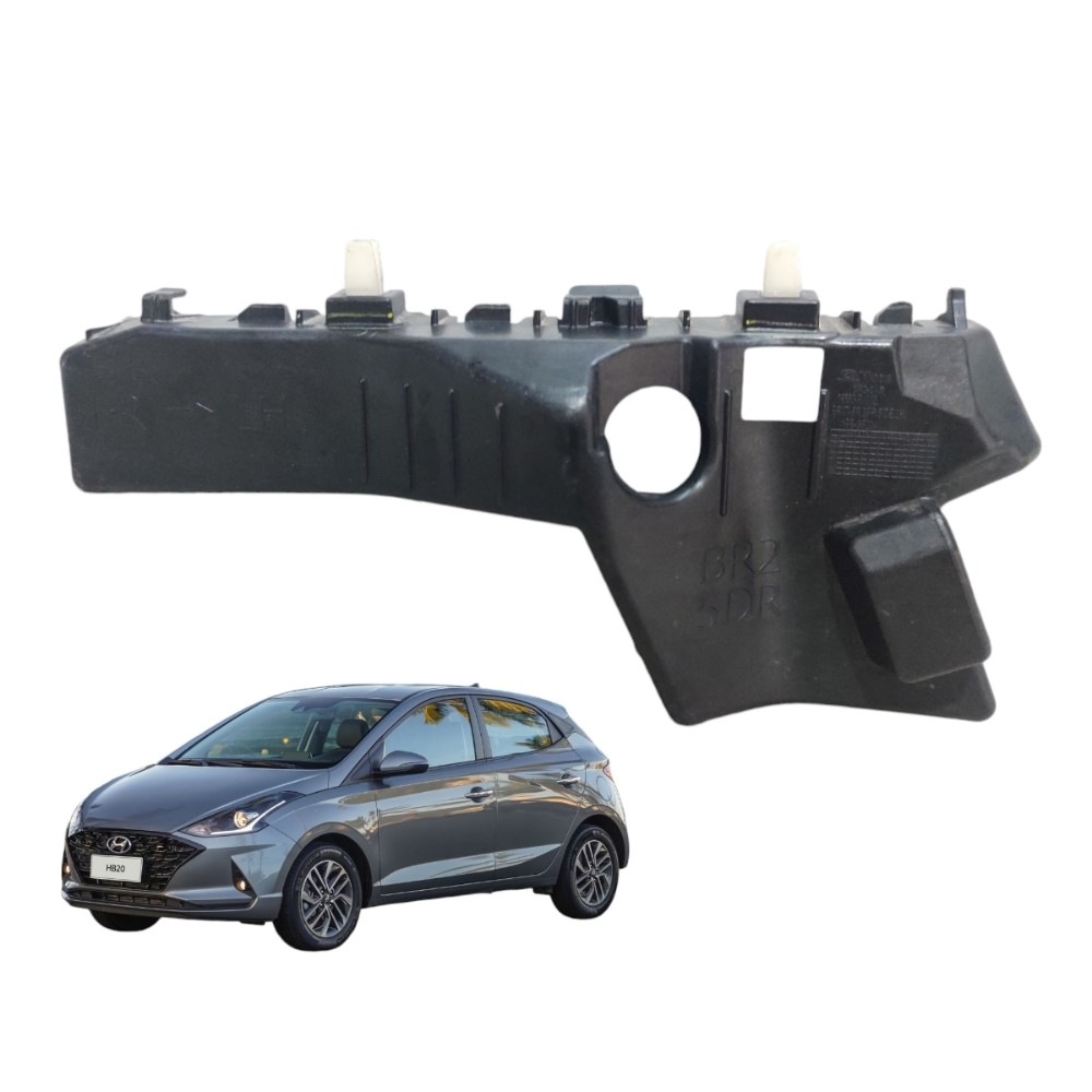 Guia Parachoque Dianteiro Esquerdo Hb20 2020 A 2022 Original 1