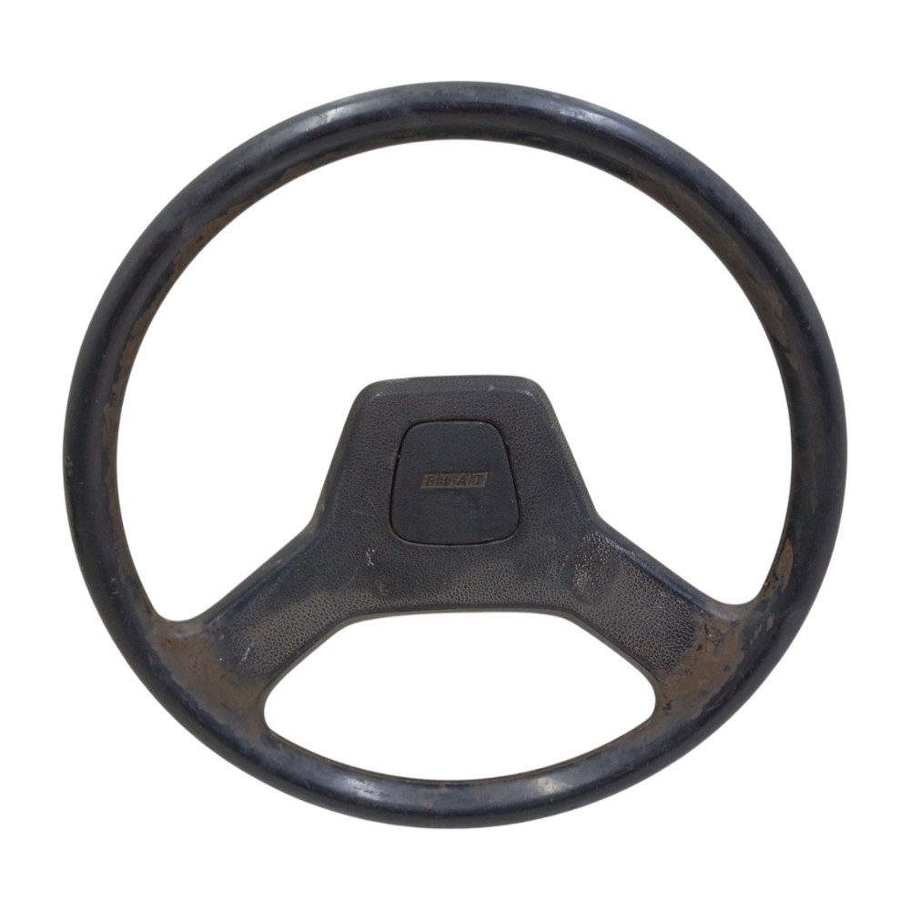 Volante Uno Elba Fiorino 1985 A 1994 Atenção Avaria Estética Preto