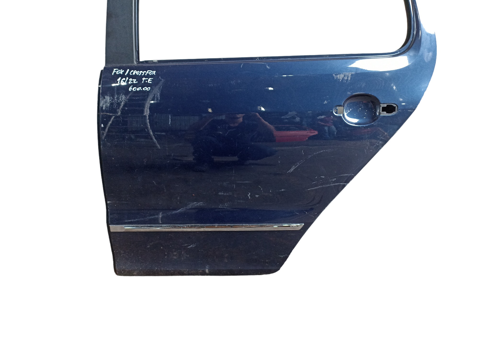 Porta Traseira Esquerda Volkswagen Fox Crossfox 2016/2022 Traseira Esquerdo Azul 5