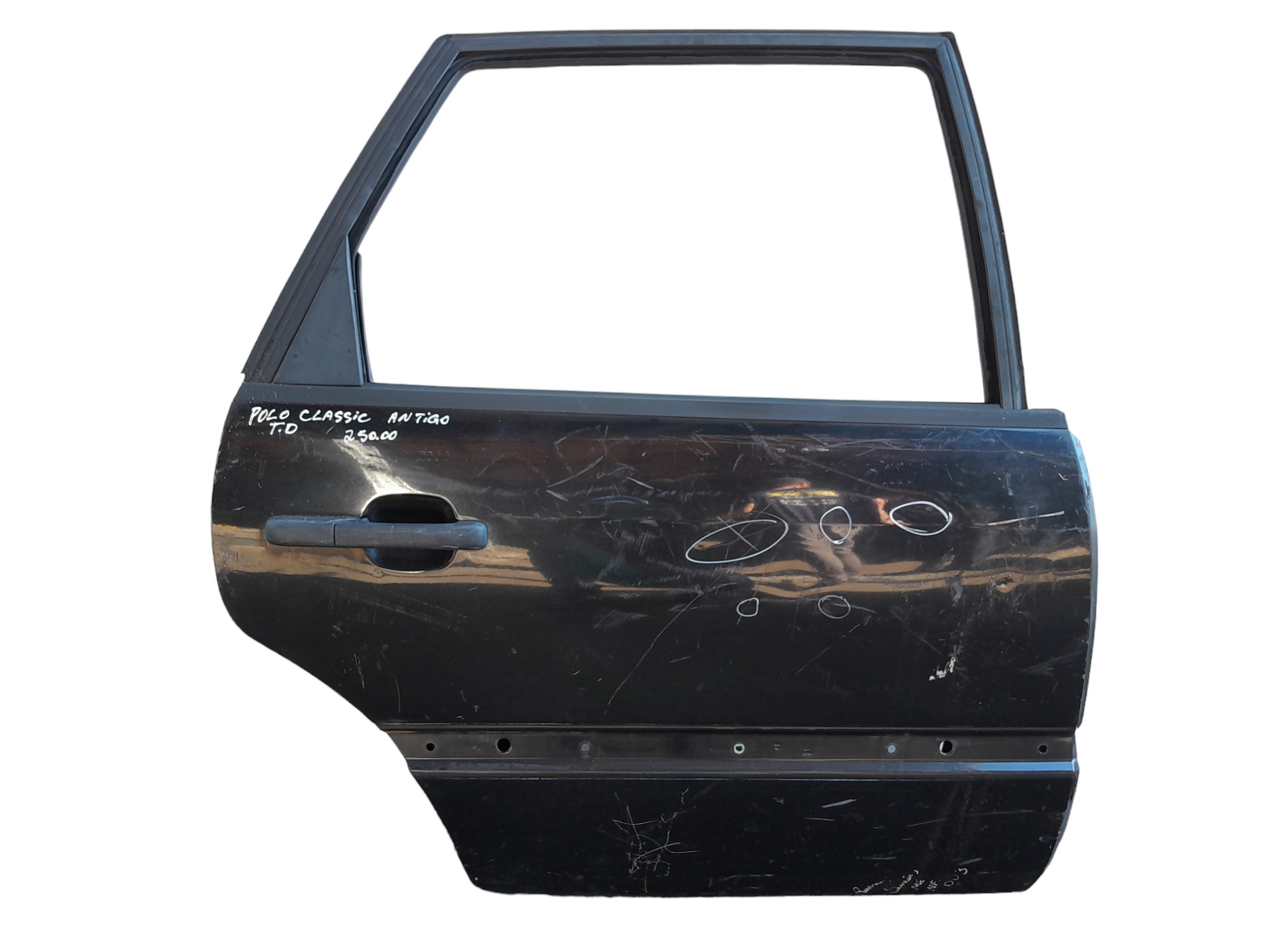Porta Traseira Direita Volkswagen Polo Classic Antigo Traseira Direito Preto
