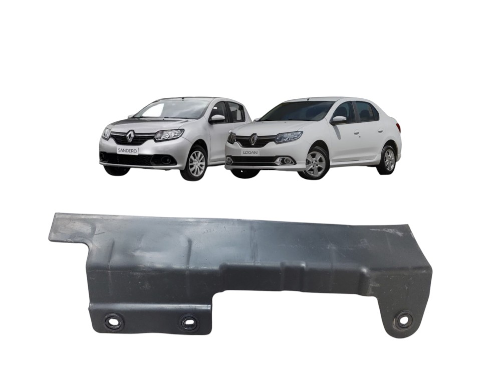 Defletor Agregado Lado Esquerdo Logan Sandero 2015 A 2019 1
