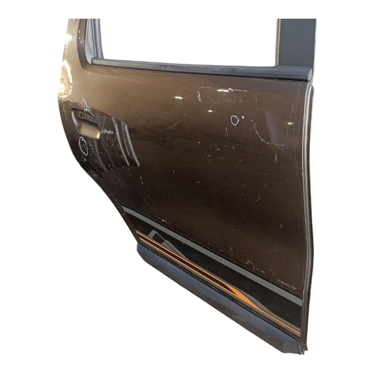 Porta Traseira Direita Chevrolet Spin Todos Os Modelos  Traseira Direito Marrom 4